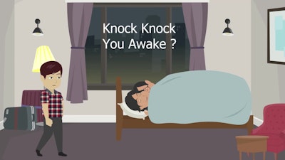 Knock Knock You Awake?